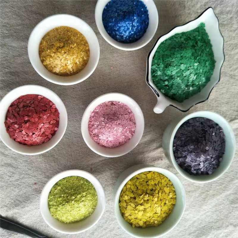 Mica Sheet Manufacturer - Colorful Composite Pigment Decoration