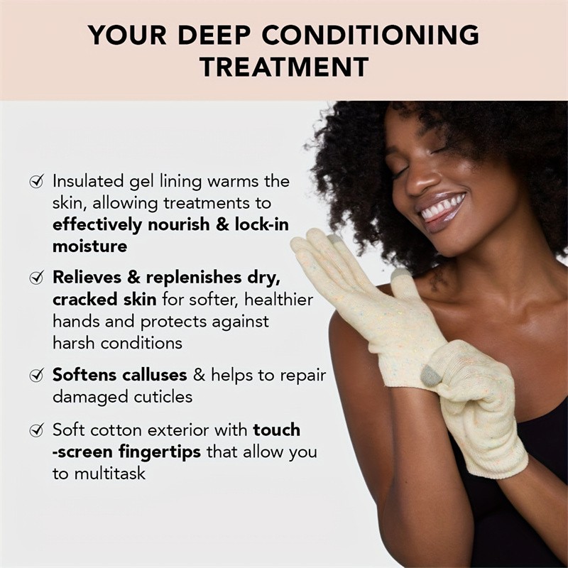 Hot Selling Anti-Crack Hand Spa Gloves Touch Screen Aloe Vera Lotion Moisture Gel for Dry Cracked Hands