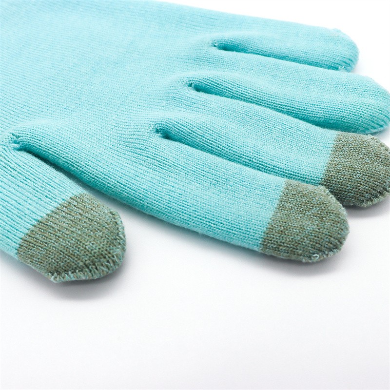 Customized Anti-Crack Hand Spa Gel Moisturizing Gloves Touch Screen Aloe Vera Lotion for Dry Cracked Hands