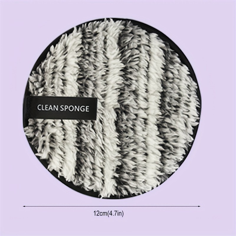 18pcs Makeup Remover Pads Cosmetics Multicolor Reusable Face Puff Washable Facial Pads Skin Care Cleansing Puff Tool