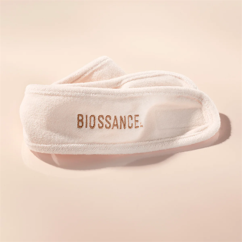 Wholesale Customized Logo Pink White Embroidery Bamboo Cotton Towel Superfine Fibre Makeup Washing Face Headband