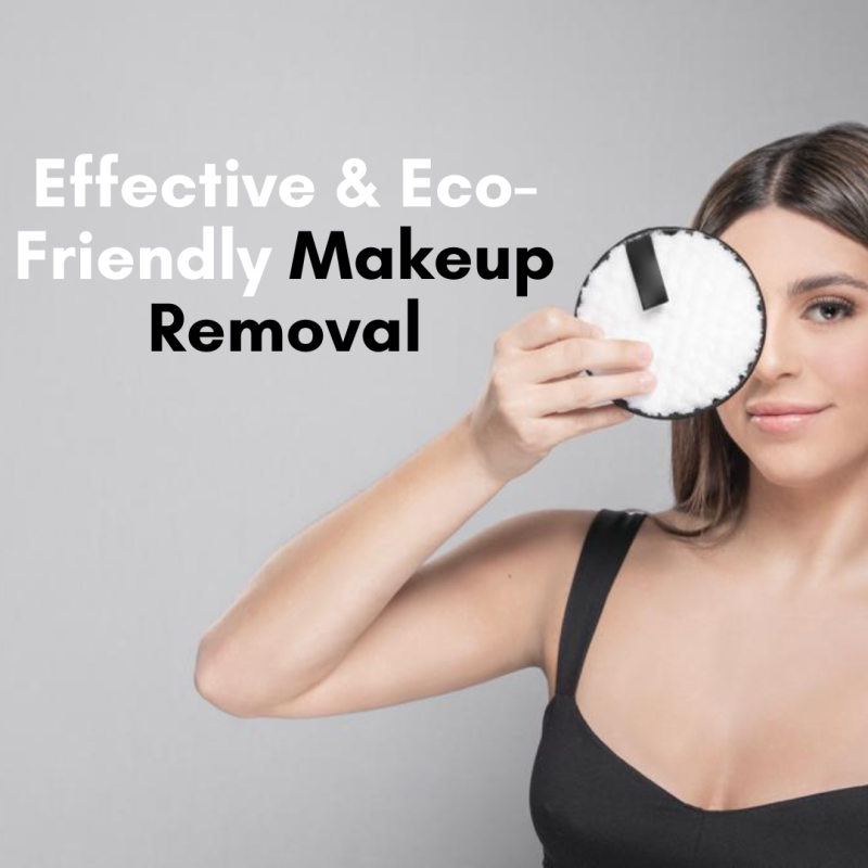 Custom Logo Effective Eco Friendly Reusable Washable Microfiber Makeup Removal Pads Bath Spa Headband