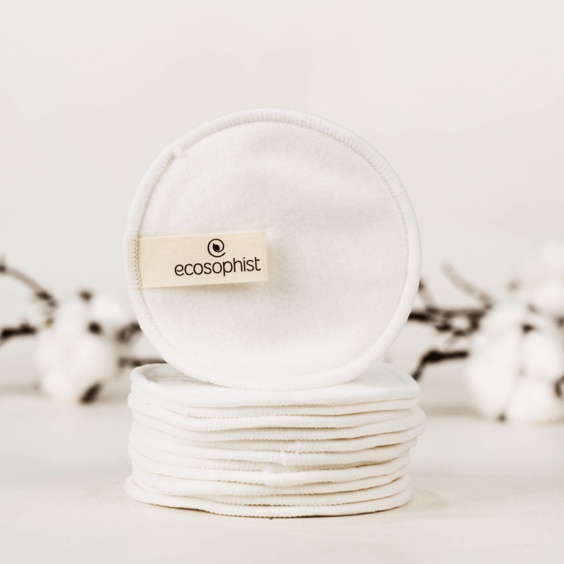 Eco-Friendly Organic Bamboo Cotton Charcoal Facial Cleaning Pads Non-Toxic Reusable. OEM Reusable Makeup Remover Labeling Face