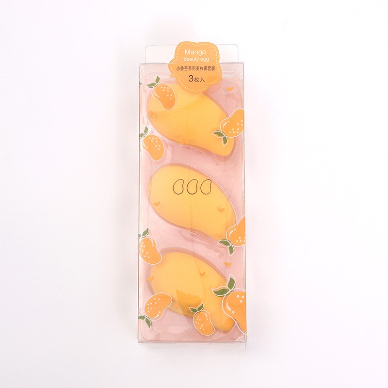 Hot-selling New Style Fruit Shape Makeup Powder Puff Beauty Cosmetics Puff Latex Free Makeup Set Fruit Makeup Sponge