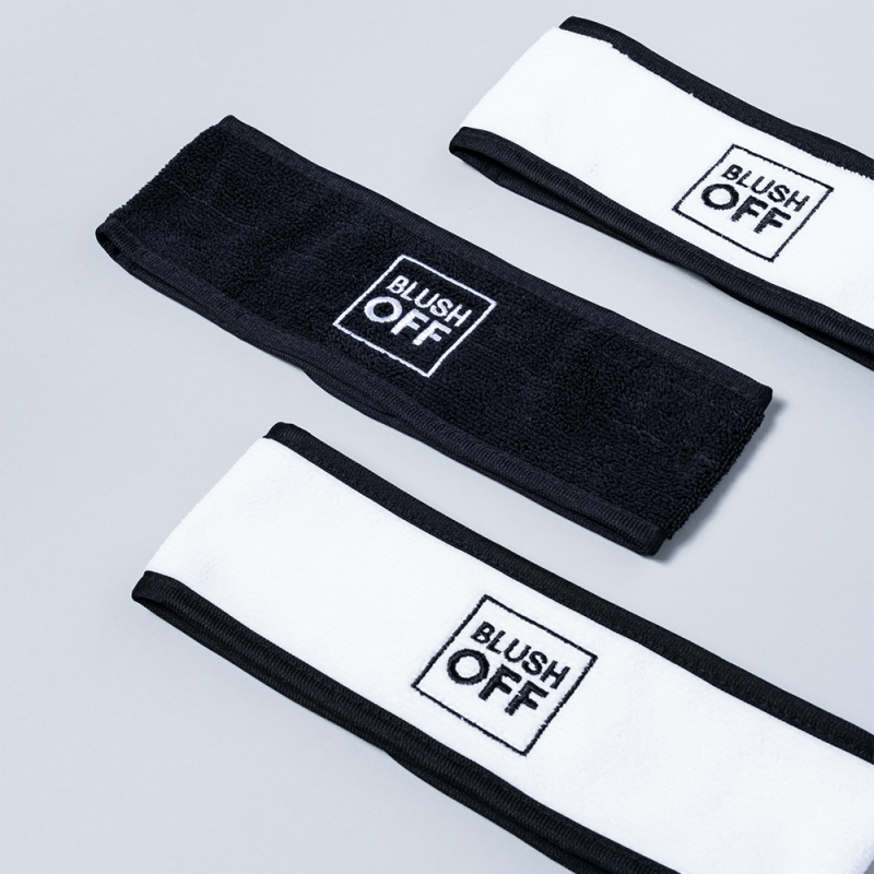 8 X 66cm Elastic Hair Band Adjustable Facial Bamboo Charcoal Spa Luxury Washing Face Headbands With Logo