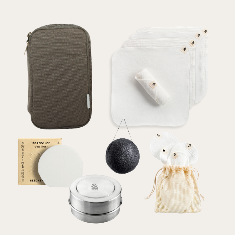 Organic Cotton Bamboo Makeup Remover Pads Soft Eco-Friendly Round Cosmetic Cotton Pads with Laundry Mesh Bag