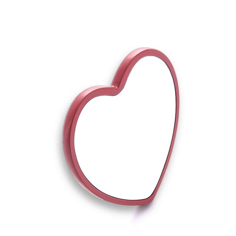 Valentine's Day Elegant Heart Shape Compact Pocket Makeup Mirror for Girls