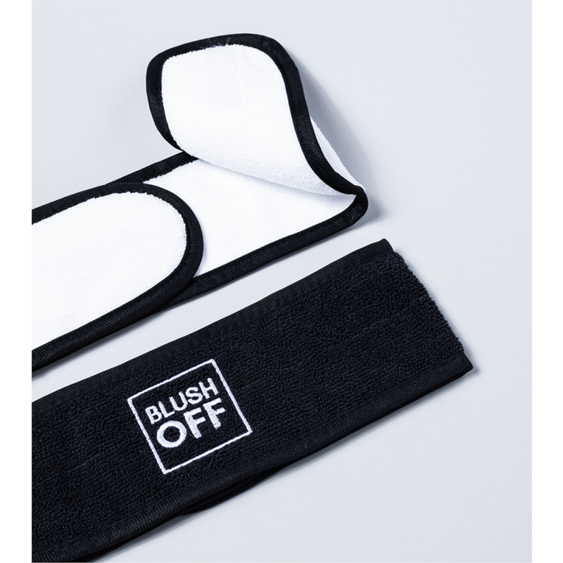 8 X 66cm Elastic Hair Band Adjustable Facial Bamboo Charcoal Spa Luxury Washing Face Headbands With Logo