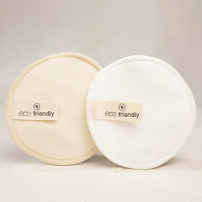 Eco-Friendly Organic Bamboo Cotton Charcoal Facial Cleaning Pads Non-Toxic Reusable. OEM Reusable Makeup Remover Labeling Face
