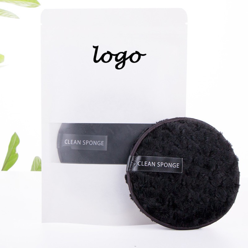 Private Label Washable Microfiber Cotton Face Cleansing Makeup Powder Magic Remover Reusable Makeup Remover Pads