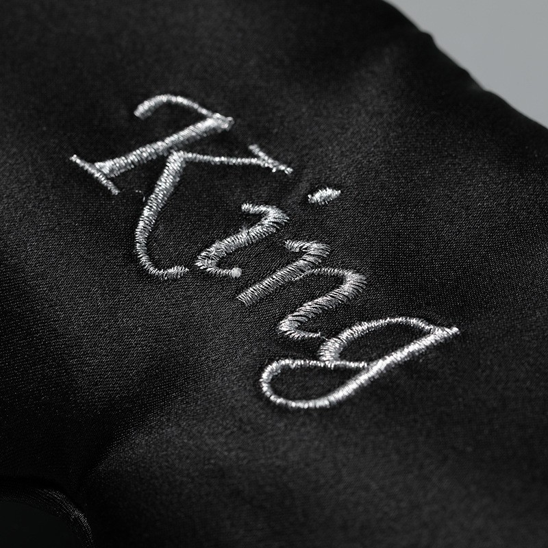 Custom Wholesale Sleeping Silk Eye Mask Set Embroidery Logo Mulberry Printed 100% Silk Eye Mask