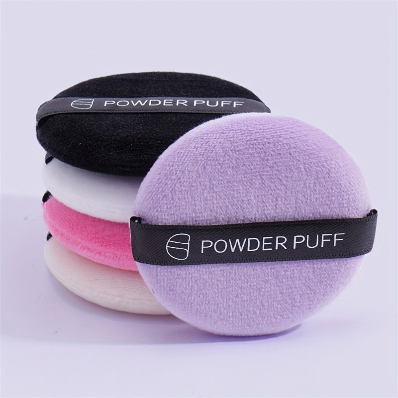 Custom Logo Round Refill Air Cushion Makeup Puff Cosmetic Sponge Puff for Cushion BB Cream Foundation With Containers