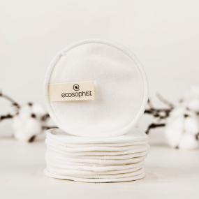 High Quality Premium Eco-friendly Natural Bamboo Cotton Make-Up Remover Pads Premium Nature Reusable Face Pads