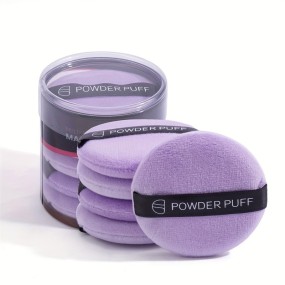 Custom Logo Round Refill Air Cushion Makeup Puff Cosmetic Sponge Puff for Cushion BB Cream Foundation With Containers