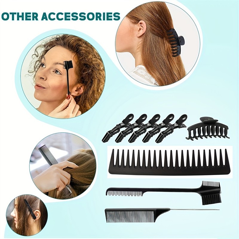 Wholesale Rows Detangling Hair Comb Detangler Brush Massage Barber Salon Logo Customize Curly Hair Brush