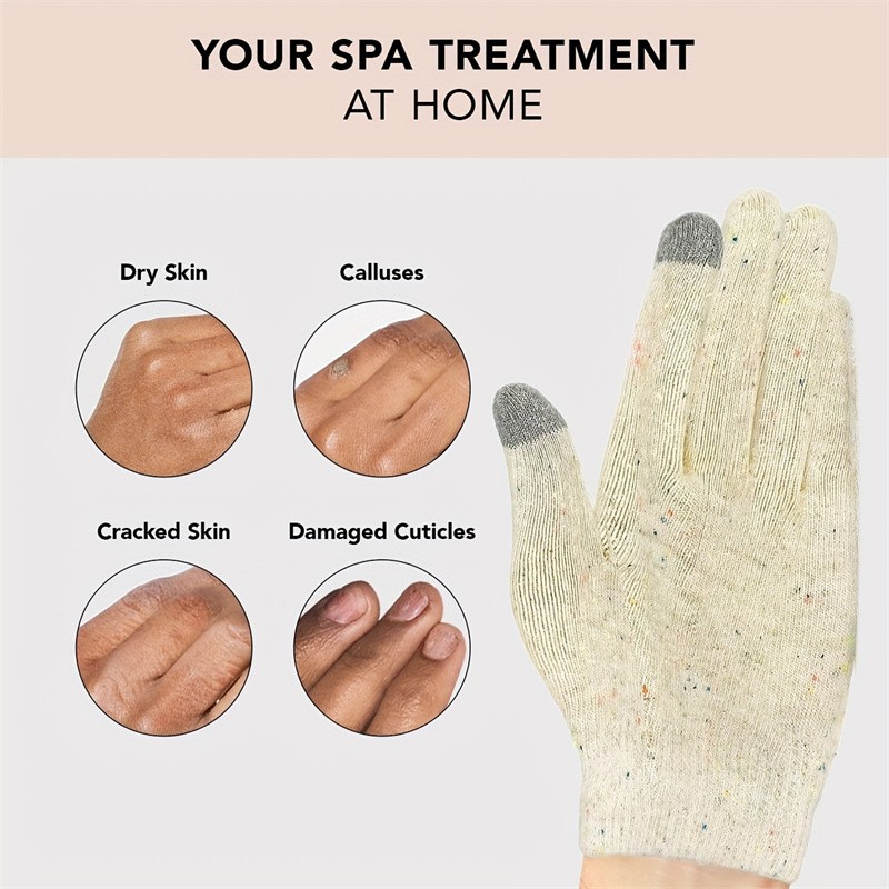 Hot Selling Anti-Crack Hand Spa Gloves Touch Screen Aloe Vera Lotion Moisture Gel for Dry Cracked Hands
