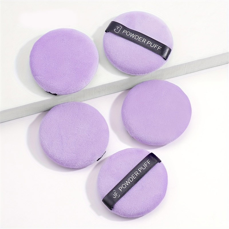 Custom Logo Round Refill Air Cushion Makeup Puff Cosmetic Sponge Puff for Cushion BB Cream Foundation With Containers