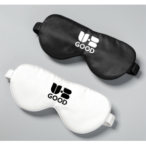 Wholesale Custom Logo High Quality Blindfold Satin Silk Sleeping Eye Mask with Elastic Band Breathable Travel Sleep Eye Mask