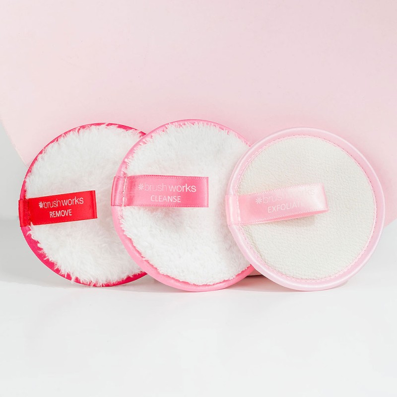 Extra-Soft Reusable Eco-Friendly Organic Cotton Pads Washable Facial Makeup Remover Pads