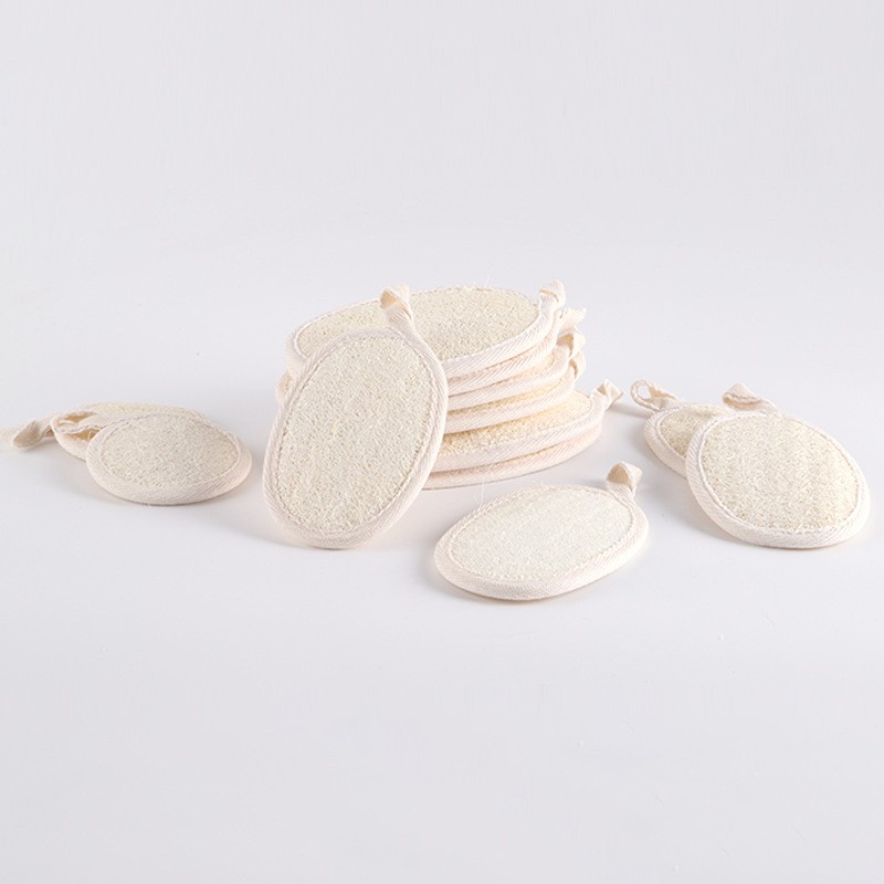 Eco-Friendly Soft Body Scrub Bathing Tools Cleaning Pad Natural Massager Exfoliating Pads Bath Scrubber Shower Loofah Sponge