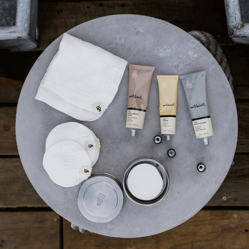 Organic Cotton Bamboo Makeup Remover Pads Soft Eco-Friendly Round Cosmetic Cotton Pads with Laundry Mesh Bag