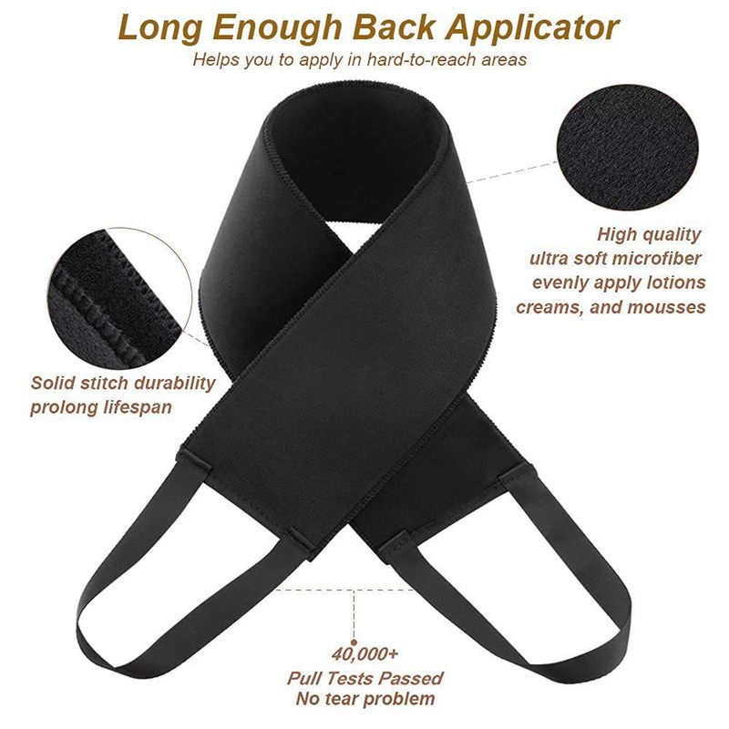 Wholesale Fasion Side Soft Velour Spray Tanning Mitts Waterproof Self Tanning Mitt With Thumb Reusable Tanning Applicator