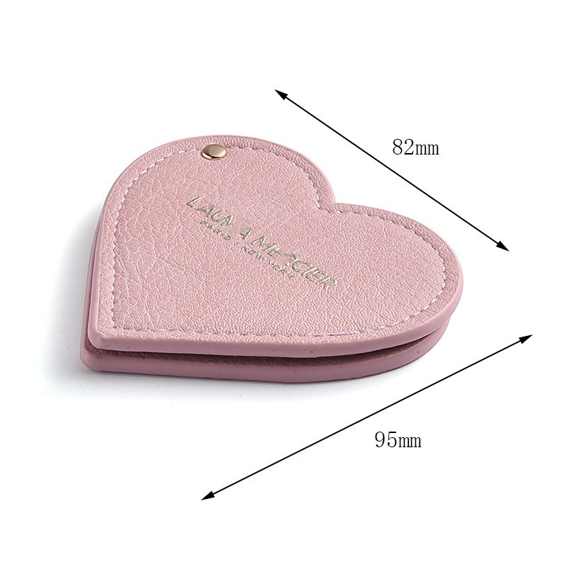 Custom Logo Portable Double Sided Mirror Foldable Mirror Cosmetic Gifts Purse Round Small Makeup Pocket Mirror