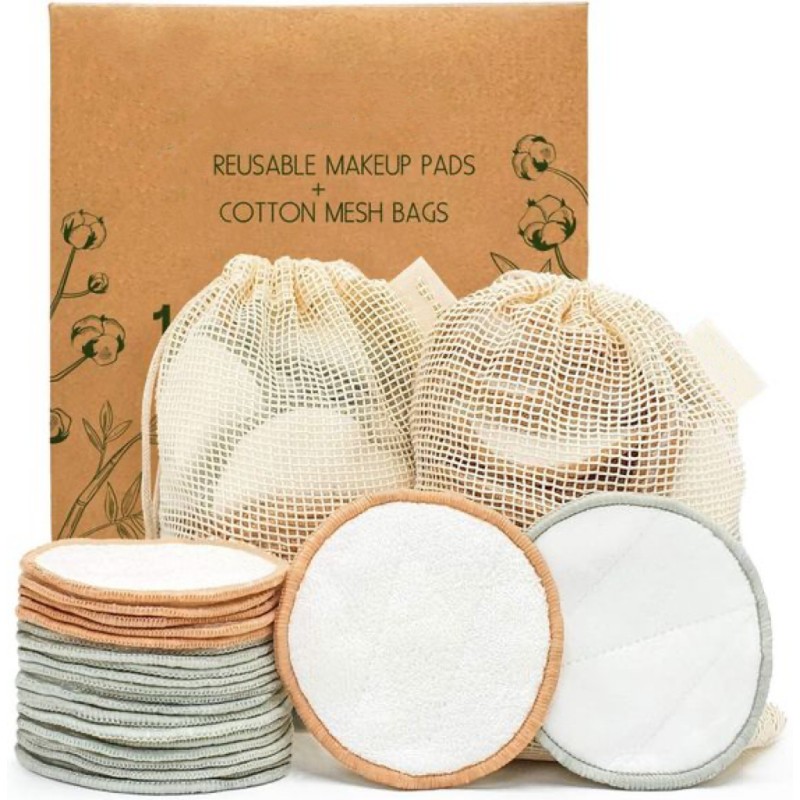 Best Seller High-end  Natural  Reusable Cotton Pad Dressing Room Cotton Pads Washable Makeup Pads