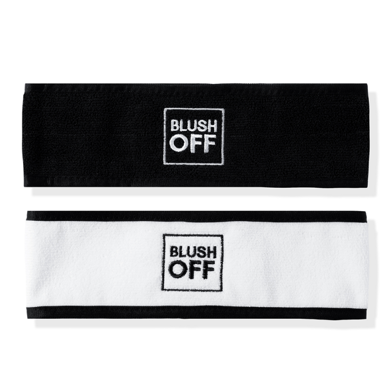 8 X 66cm Elastic Hair Band Adjustable Facial Bamboo Charcoal Spa Luxury Washing Face Headbands With Logo