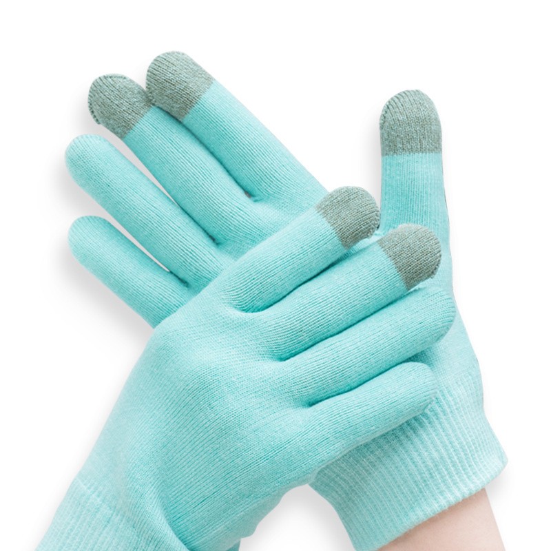 Customized Anti-Crack Hand Spa Gel Moisturizing Gloves Touch Screen Aloe Vera Lotion for Dry Cracked Hands