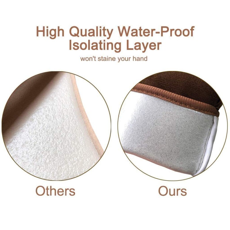 Wholesale Fasion Side Soft Velour Spray Tanning Mitts Waterproof Self Tanning Mitt With Thumb Reusable Tanning Applicator