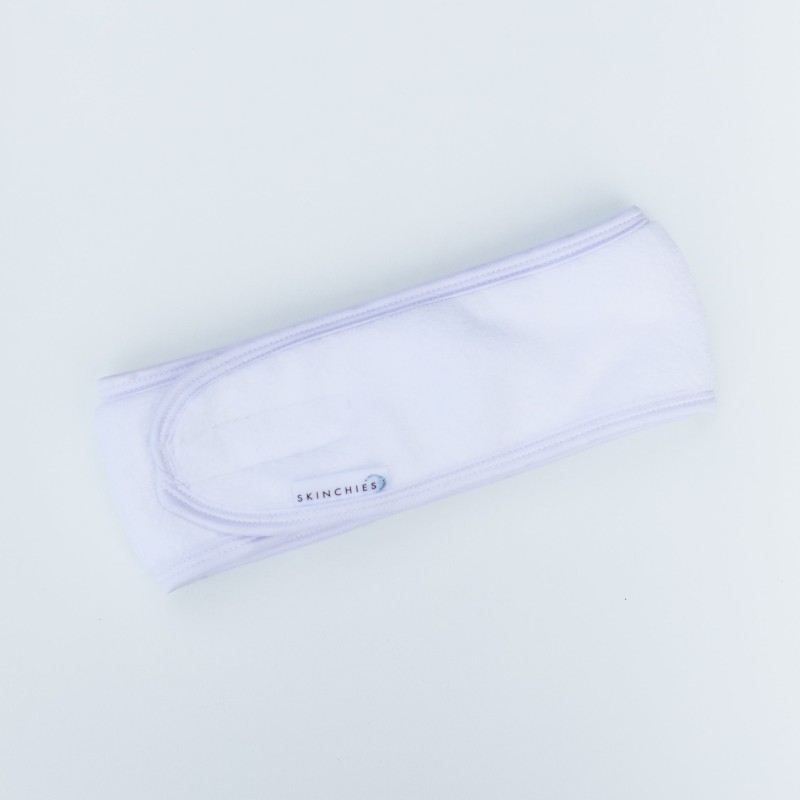 Wholesale Customized Logo Pink White Embroidery Bamboo Cotton Towel Superfine Fibre Makeup Washing Face Headband