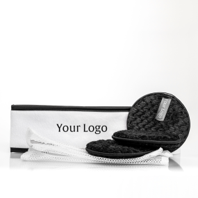 Custom Logo Effective Eco Friendly Reusable Washable Microfiber Makeup Removal Pads Bath Spa Headband