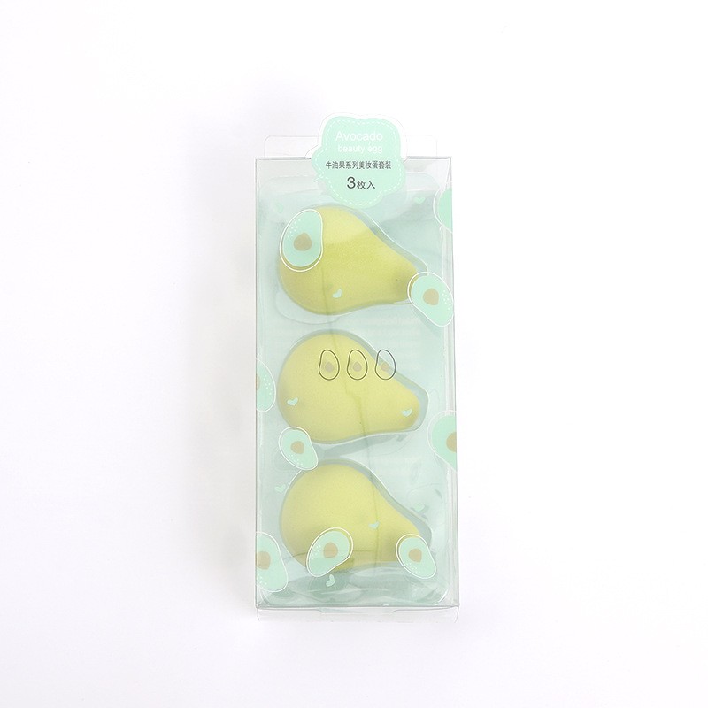 Hot-selling New Style Fruit Shape Makeup Powder Puff Beauty Cosmetics Puff Latex Free Makeup Set Fruit Makeup Sponge