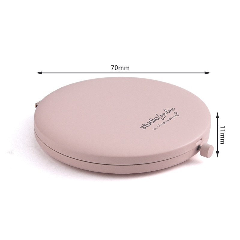 Luxury Personalize Logo Magnifying Portable Custom Double Side Cosmetic Compact Pocket Mirror