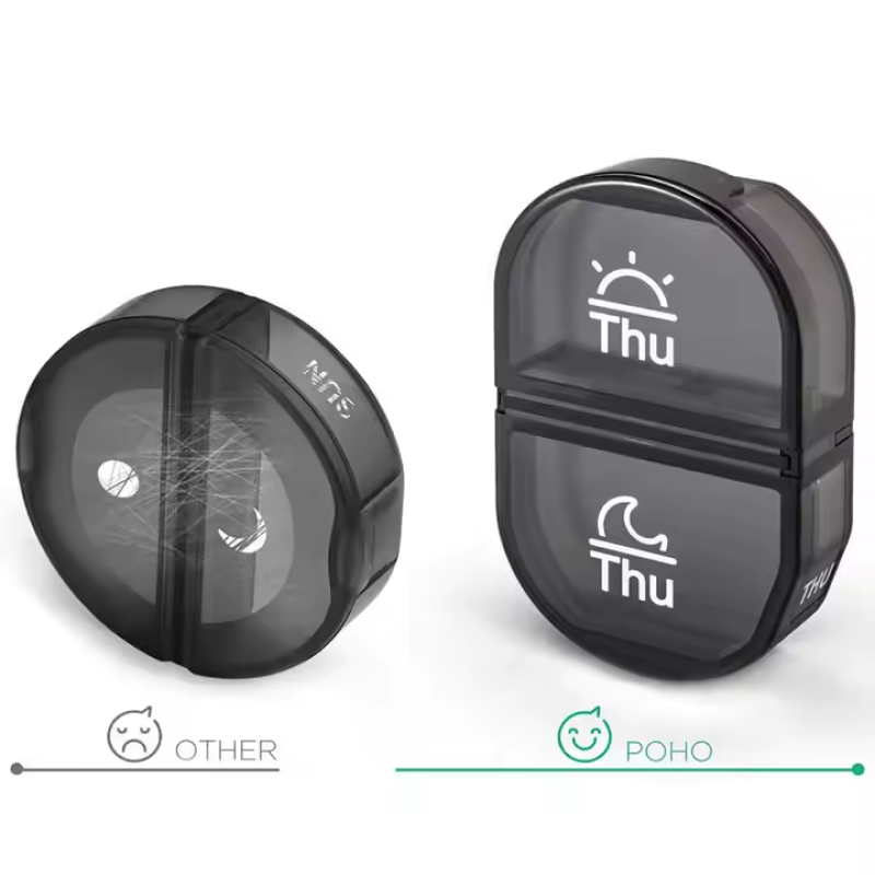 Small Plastic Portable Pill Boxes Travel Pill Case Weekly Medicine Box Portable Organizer Pill Box