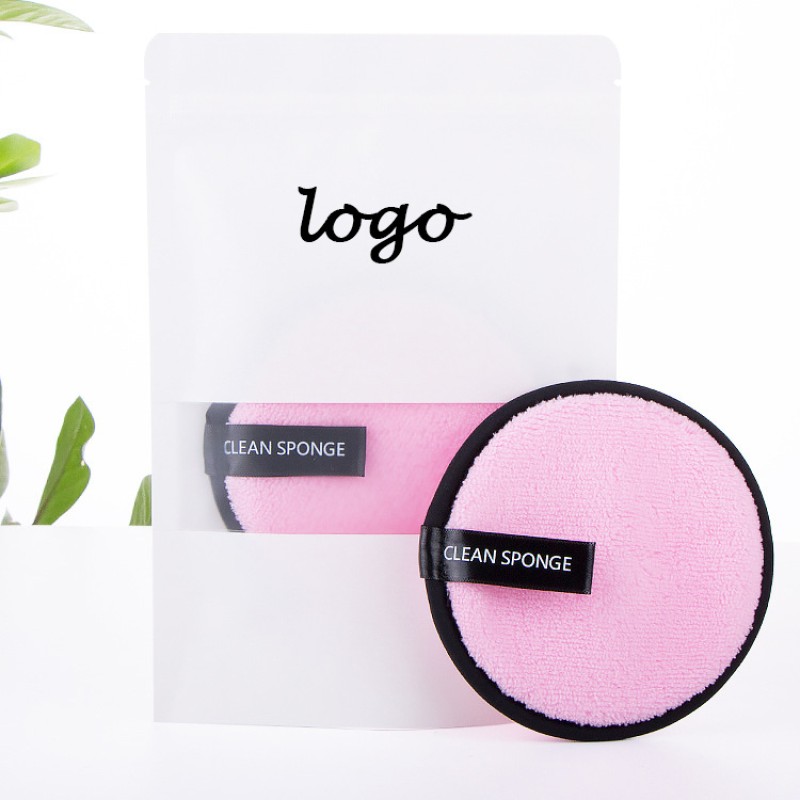 Private Label Washable Microfiber Cotton Face Cleansing Makeup Powder Magic Remover Reusable Makeup Remover Pads
