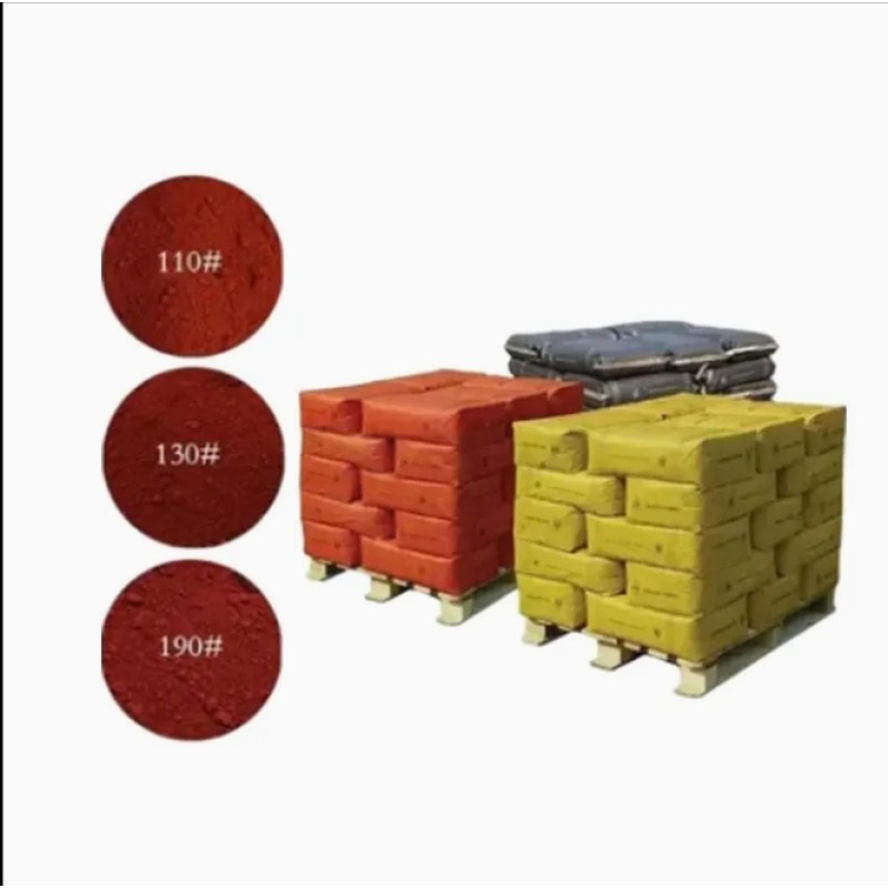 Iron Oxide Red Pigment Factory - 101/110/120/130/S130 Cement