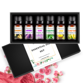 Essential Oil Set Manufacturer - Private Label 6pc Gift Box Diffusers