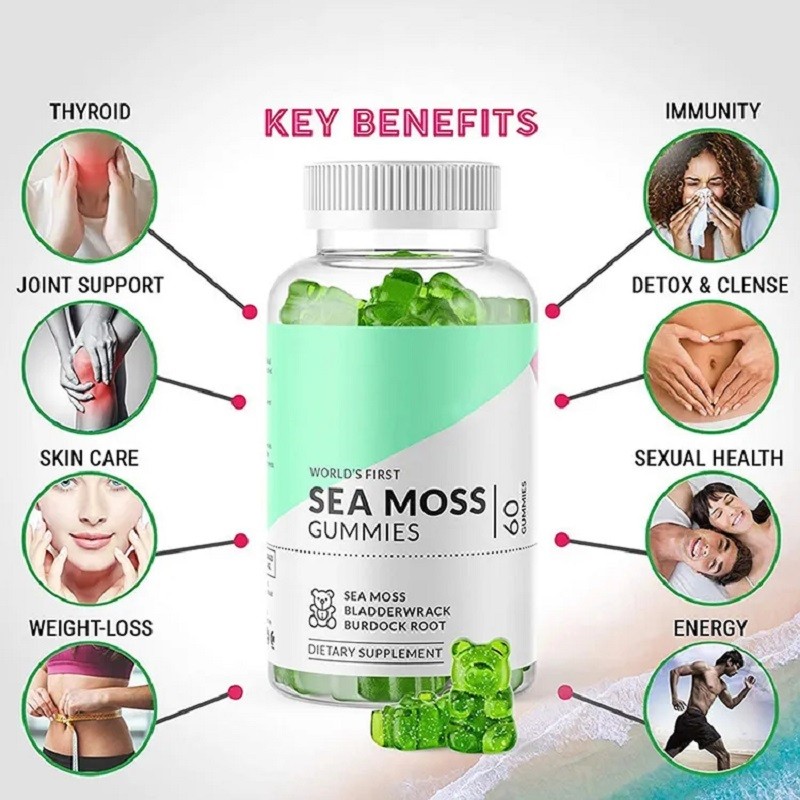 Sea Moss Gummies Manufacturer - Organic Detox Cleanse Immune Energy