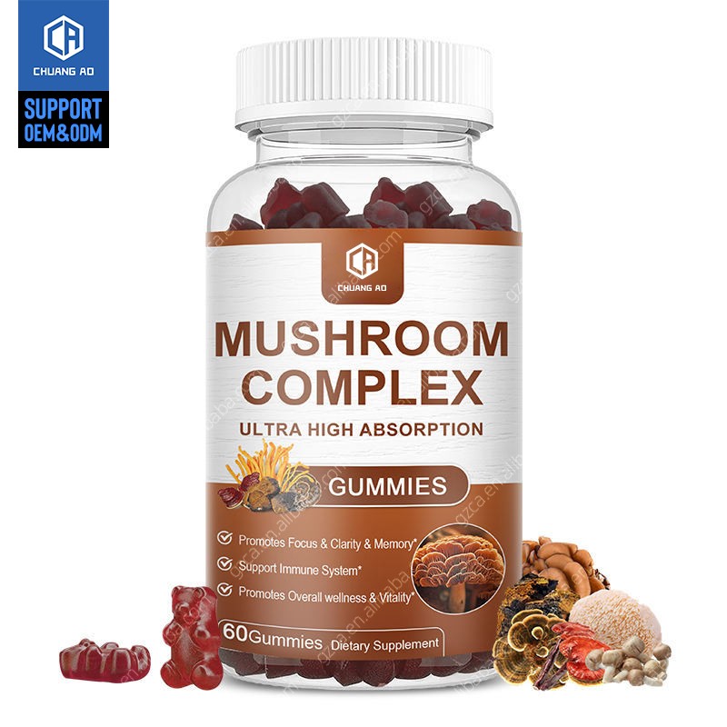 Mushroom Gummies Supplier - 10 in 1 Extract Lions Mane Reishi