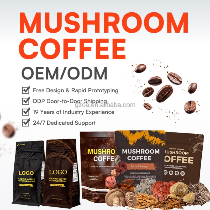 Mushroom Coffee Supplier - Superfood Lions Mane Reishi Chaga
