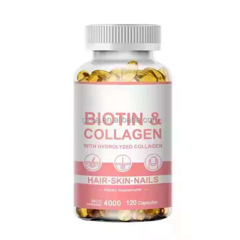 Biotin Collagen Supplement Manufacturer - Softgel Hair Skin Nails