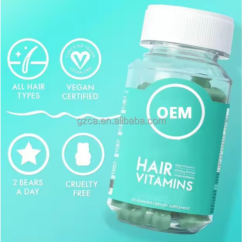 Hair Skin Nails Gummies Supplier - Biotin Vitamins Supplement