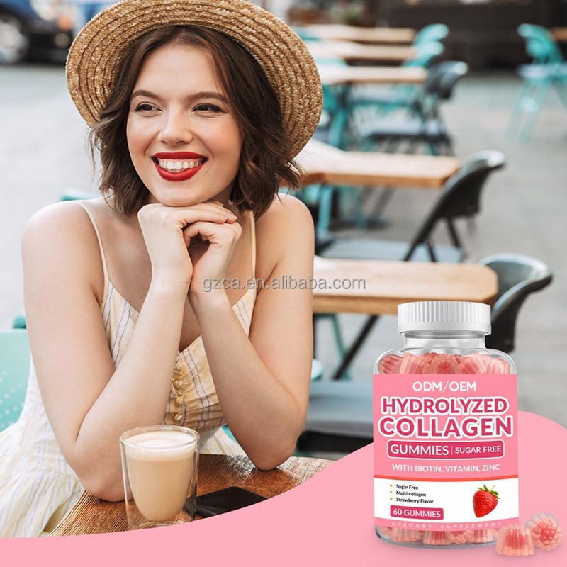 Collagen Gummies Supplier - Female Hydrolyzed Antioxidant Metabolism