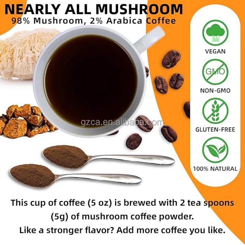 Mushroom Coffee Supplier - Superfood Lions Mane Reishi Chaga