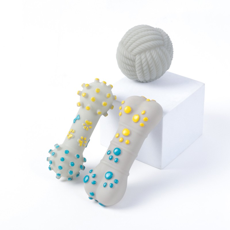 Dog Chew Toy Supplier - TPR Non-Toxic Bone Teeth Cleaning