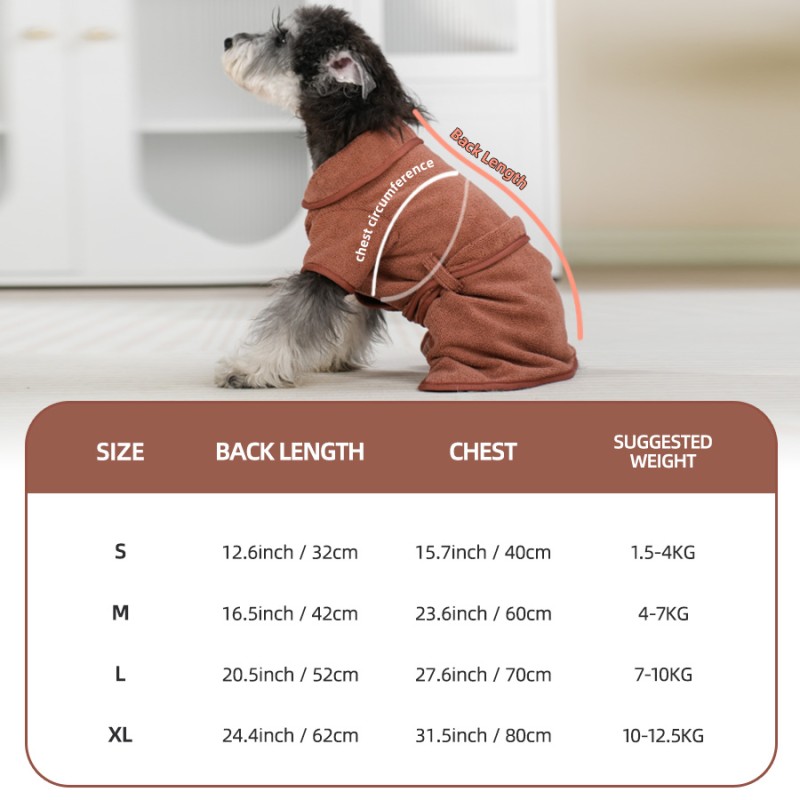 Pet Bathrobe Supplier - Quick Drying Absorbent Warm