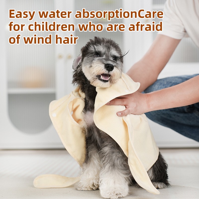 Pet Bathrobe Supplier - Quick Drying Absorbent Warm
