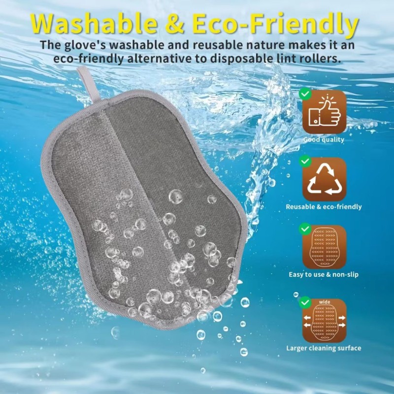 Pet Hair Removal Gloves Supplier - Static for Furniture Carpet